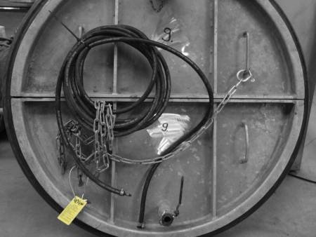 Absperrscheibe f&uuml;r Rundrohr